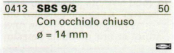 TASSELLI SBS 9/3 ACC   50P