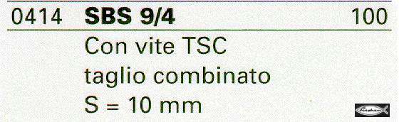 TASSELLI SBS 9/4 ACC  100P