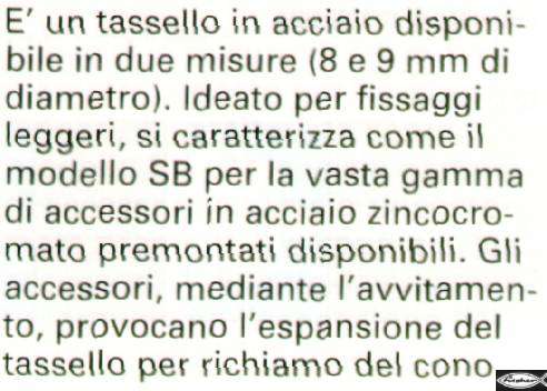 TASSELLI SBS 9/6 ACC   50P