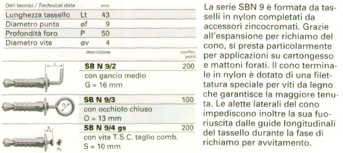 TASSELLI SBN 9/4 G.S. 200P