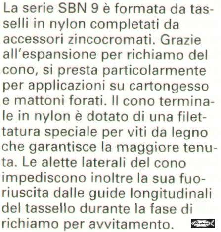 TASSELLI SBN 9/4 G.S. 200P