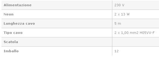 LAMPADA PORTATILE AL NEON 