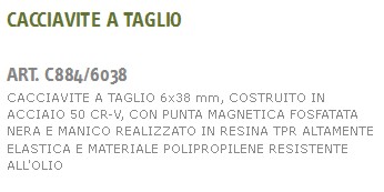 GIRAVITE TAGLIO NANO 6x38 