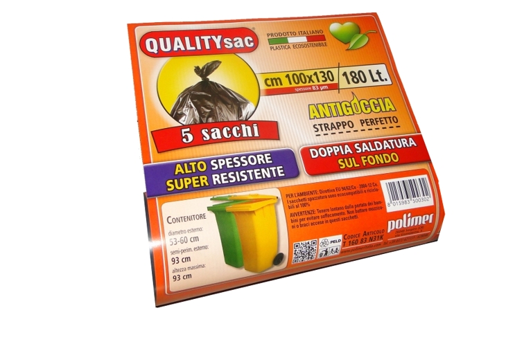 SACCO 100x130 GR200   5 PZ