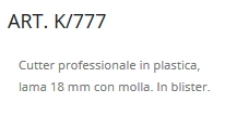 CUTTER SICUR MM18 RETRATT 