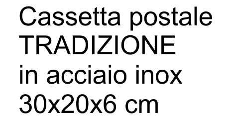 CASSET POSTA IX 20x30x6C/T