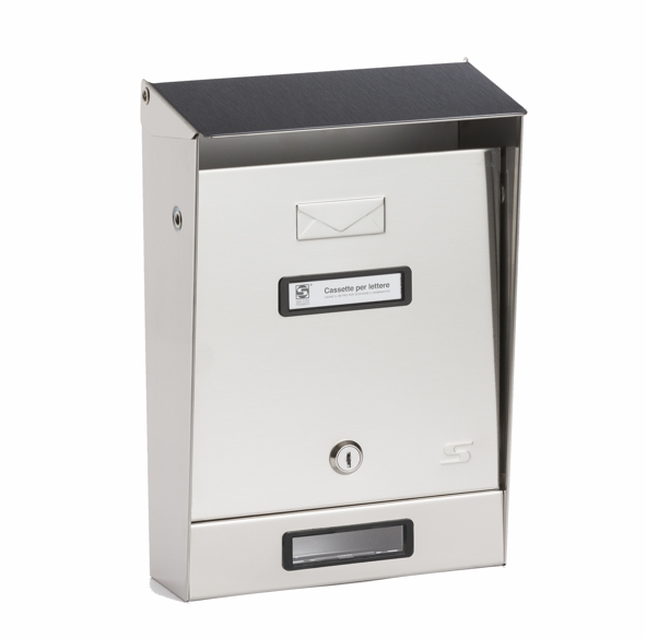 CASSETTA POST C/TETTO INOX