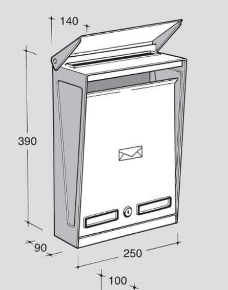 CASSETTA POST RIVIS C/T IX