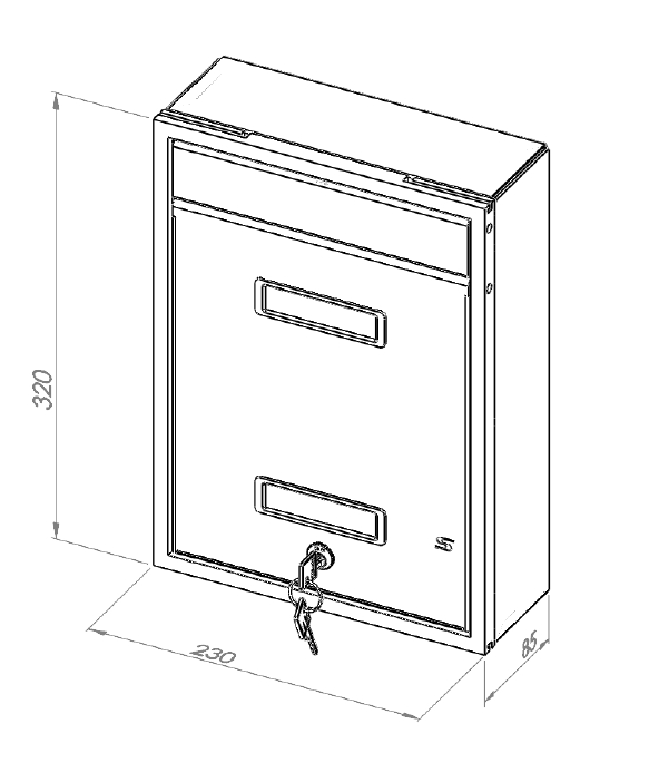 CASSETTA COMPON ALL SILVER