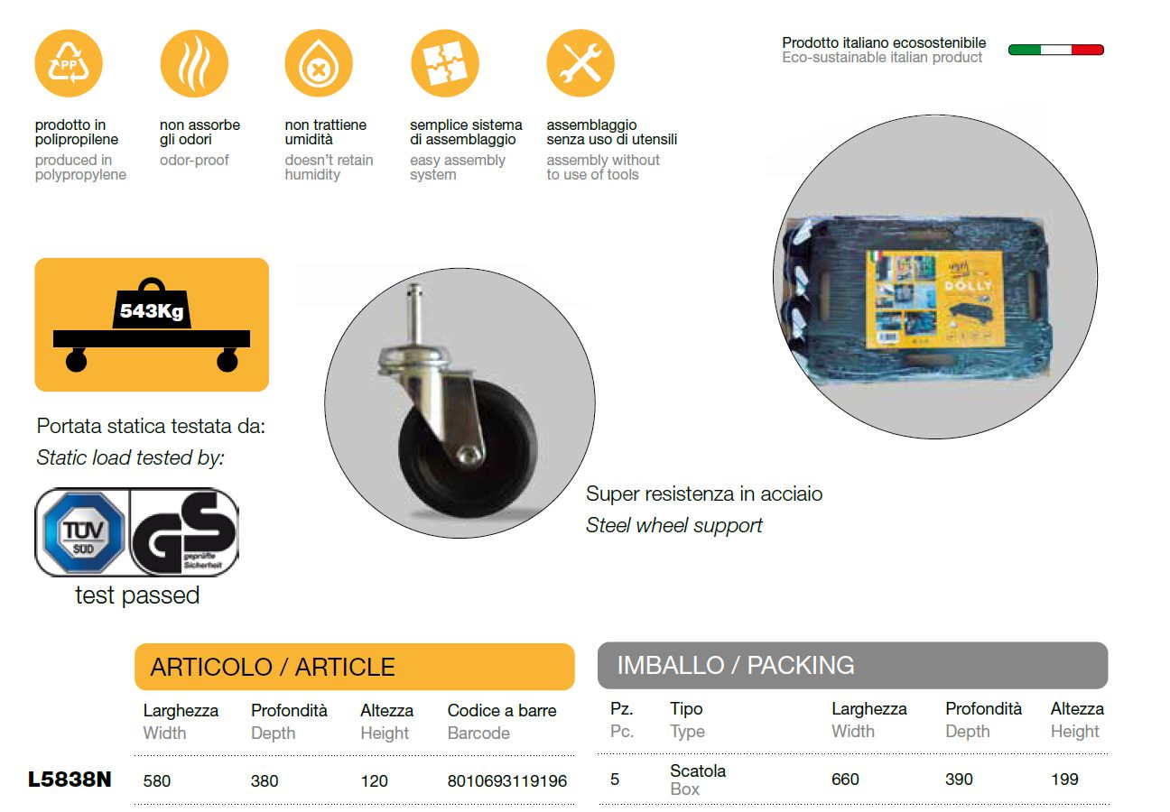 CARRELLO PORTATUTTO 58X38 