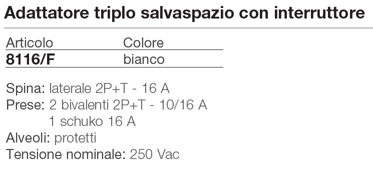 ADATT TRIPLO SALVASPAZ C/I