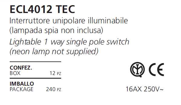 INTERR. UNIPOL ILLMUN 16AX