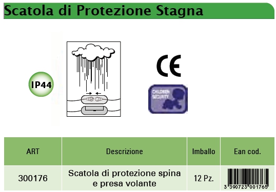 SCATOLA PROTEZ CAVI ESTERN