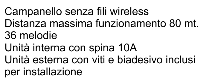 CAMPANELLO S/FILO 100MT BL