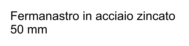 FERMANASTRO ACC ZIN 50MM  