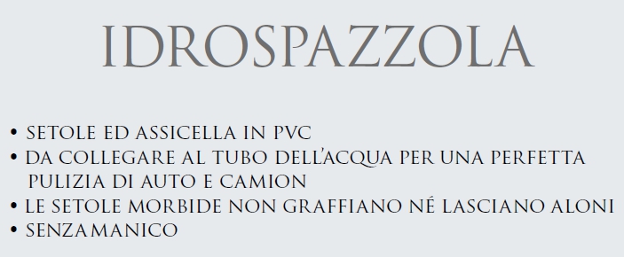 IDROSPAZZOLA PVC CAMION 23