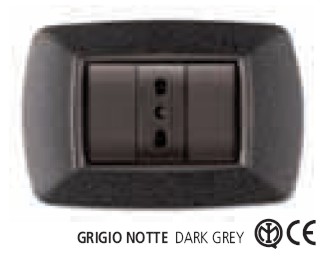 PLACCA MYLIFE 3P NERO OPA 