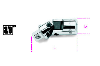 910/25 SNODI ATT QUADR 3/8