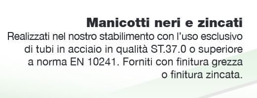 MANICOTTO ACC. ZINC. 3/8  