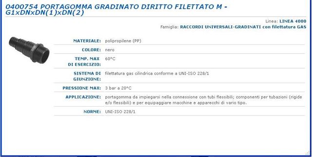 PORTAGOMMA 1/2M  diametro 10-13-19