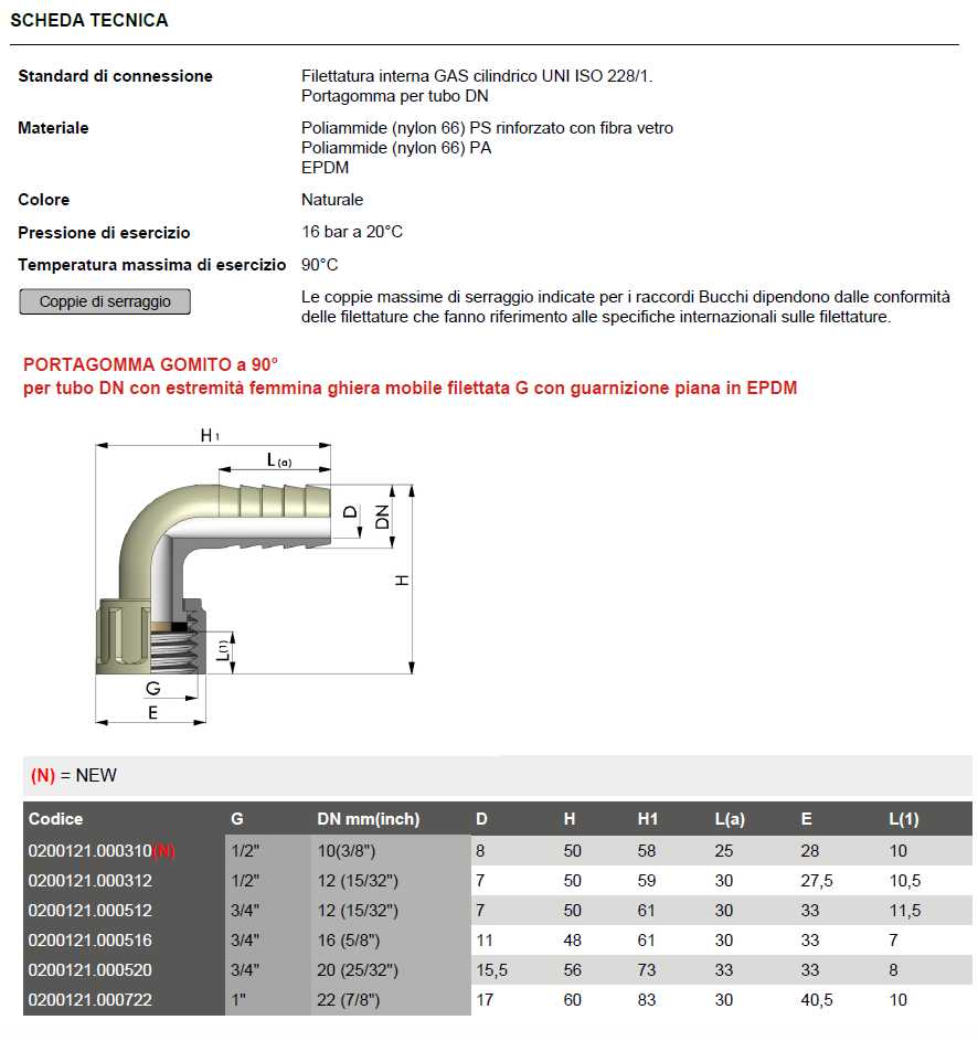 RACCOR PORTAG CURV F3/4x20