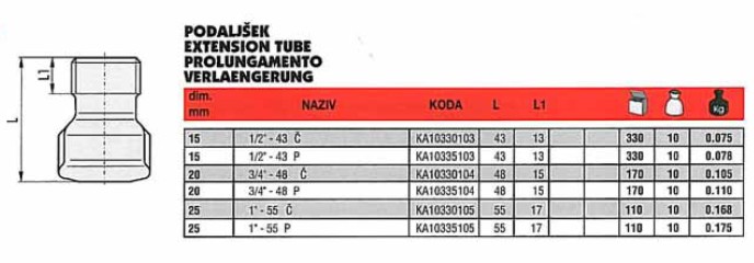 529A MANICOTTI Z MF 3/8   