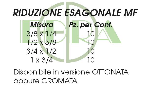 RIDUZIONE MF OTT   3/4x1/2