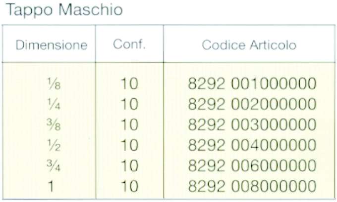 TAPPO MASCHIO OTT      1/2