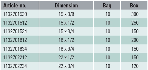 MANIC. RAME SOLAR  15X3/4F