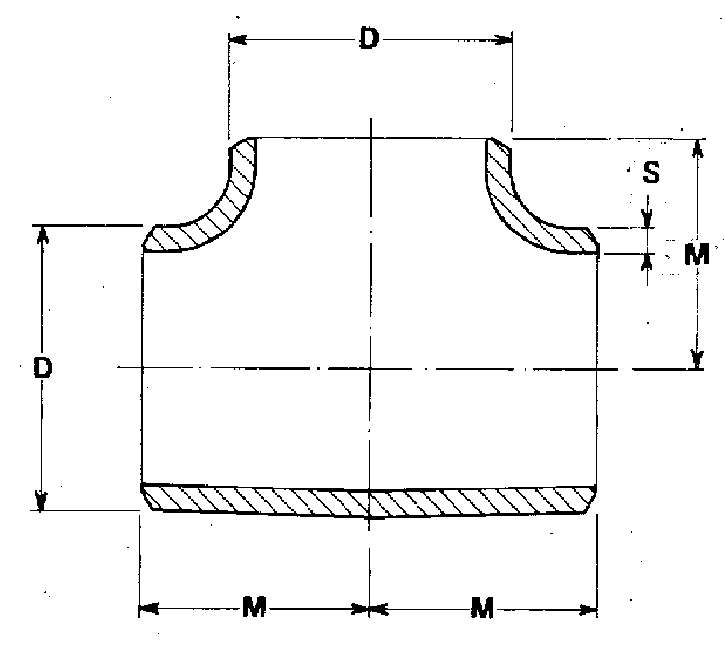 TEE A SALD 1/2"   21,3X2,0