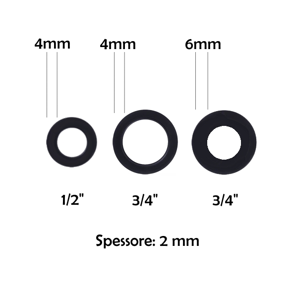 GUARN GOM/TEL SP2 3/4 10PZ