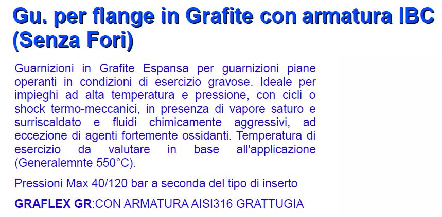 GUARN FLANGE GRAFITE DN 15