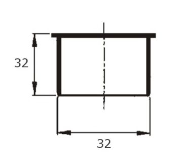 TAPPO CHIUSURA diametro  32       