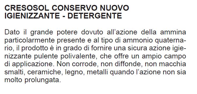 CREOLINA CRESOSOL      1LT