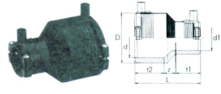 MANICOT RID ELETTR diametro  50x40