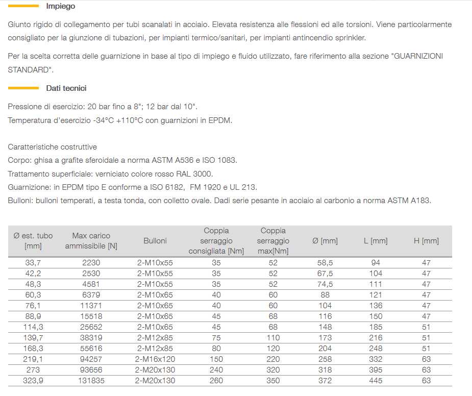 GIUNTO RIGIDO 1.1/2 diametro 48,3 