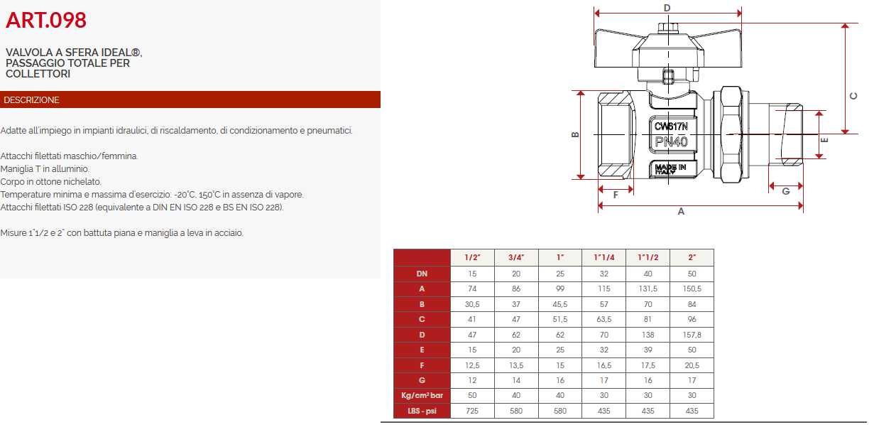 VALVOLA C/BOCCH COLL 1/2  