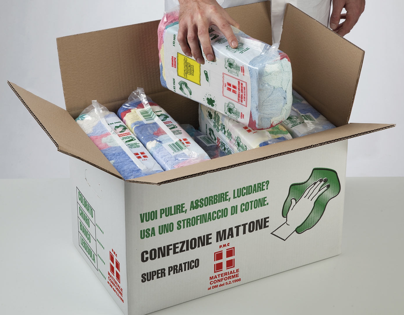 STRACCI COTONE COLORAT 2KG