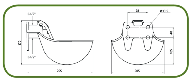 ABBEVERATOIO GHISA X MUCCA