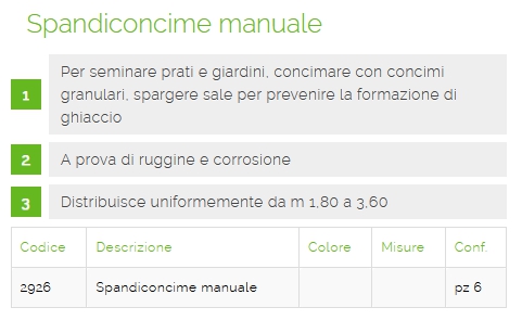 SPANDICONCIME/SEMINA/SALE 