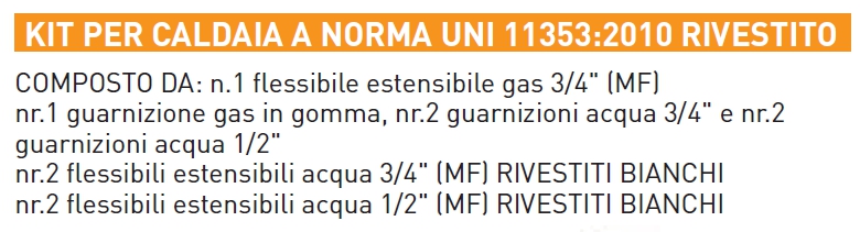 KIT FLES CALD 4xACQ+1xGASR