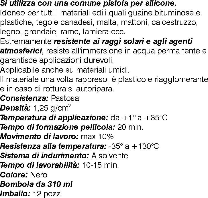 SIGILLANTE BITUMINOSOml310