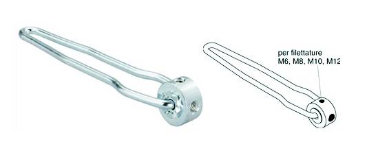 BULLONE FLANGIATO M8x20   