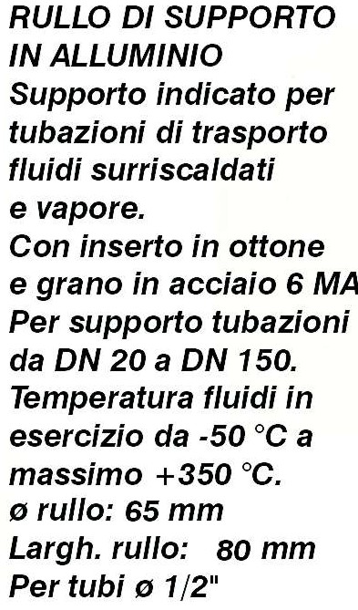 RULLO ALLUMINIO x TUBO 1/2