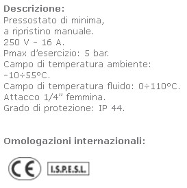 PRESSOST MINIMA RM0,5-1,7B