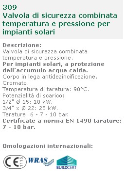 VALV SIC COMB 1/2M diametro 15 6BA
