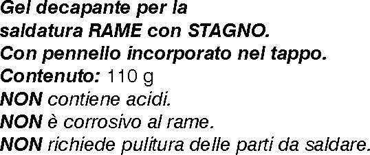 DECAPANTE IN GEL x SALD RA