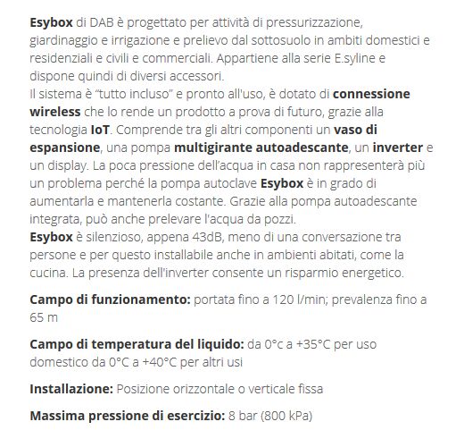 E.SYBOX SISTEMA DI PRESS. 