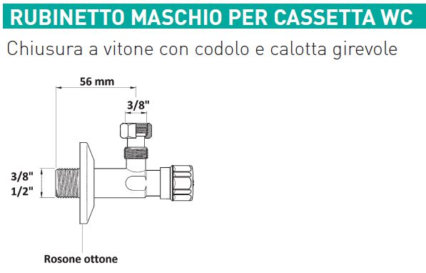 RUBIN CASS WC 3/8x3/8 VIT 