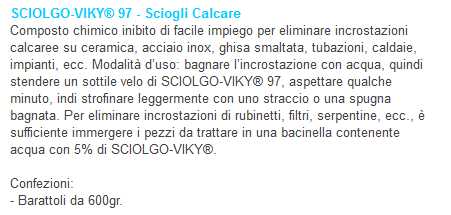 DISINCROSTINA VIKY97 600GR